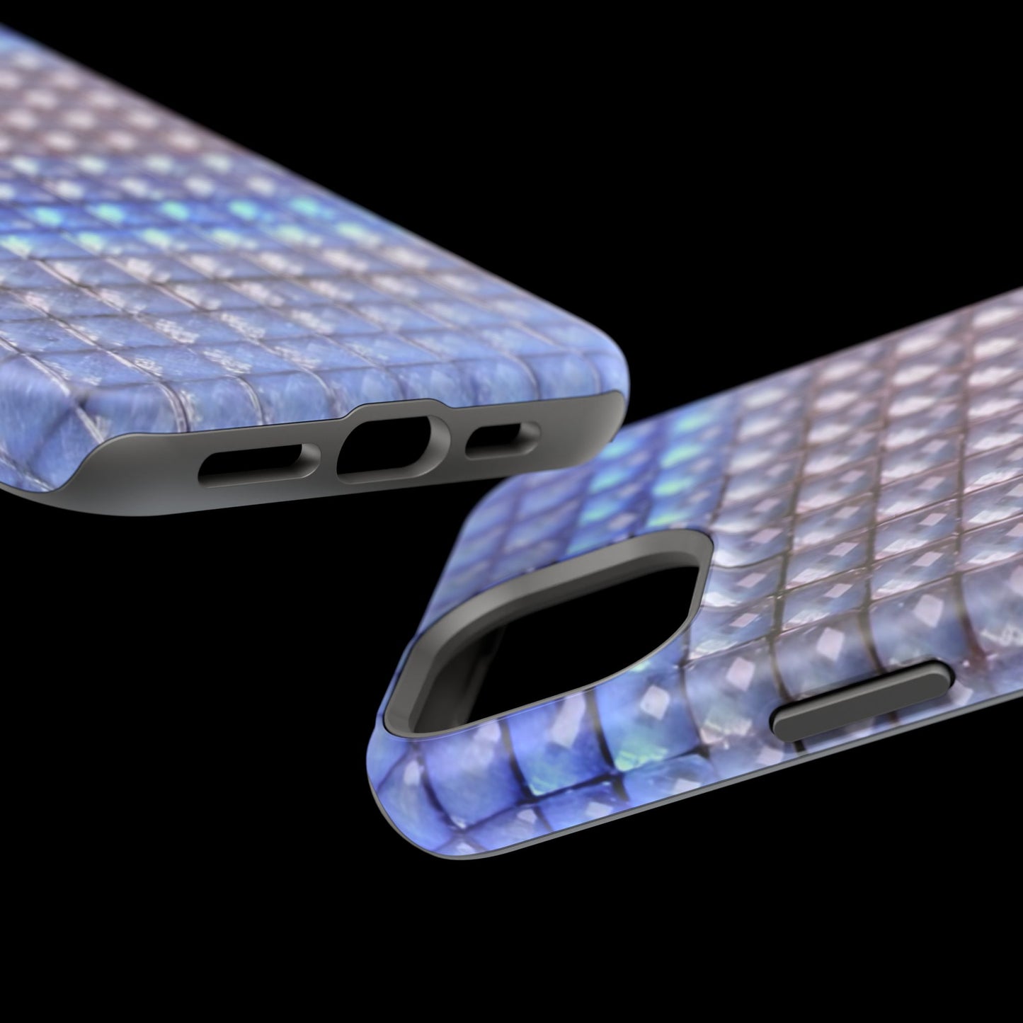 MagSafe "blue studs" airbrush iPhone case