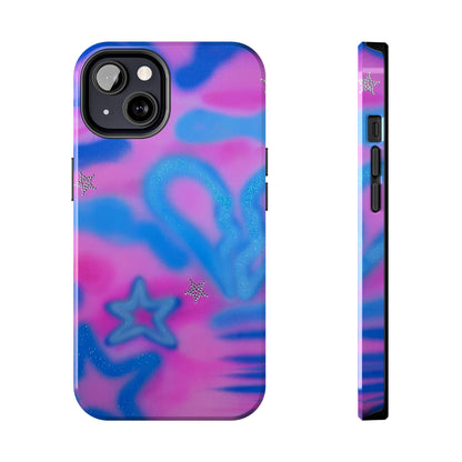 "blue camo" airbrush iPhone case