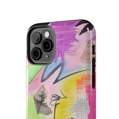 "pastel static" airbrush iPhone case