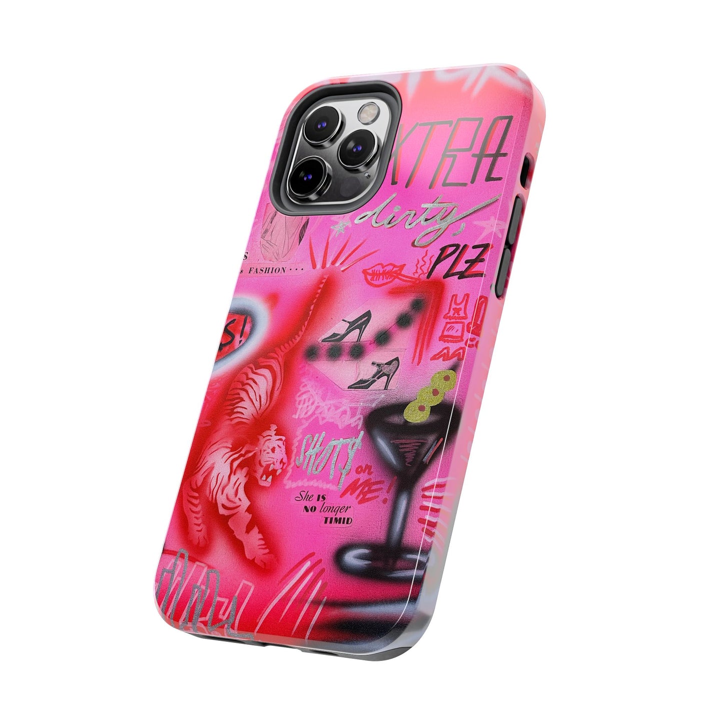 "extra dirty, plz!" airbrush iPhone case