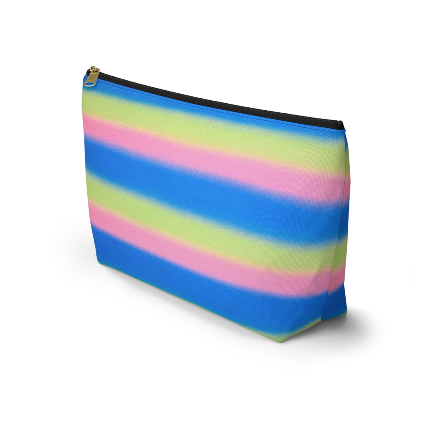 "sherbet stripes" airbrush makeup pouch