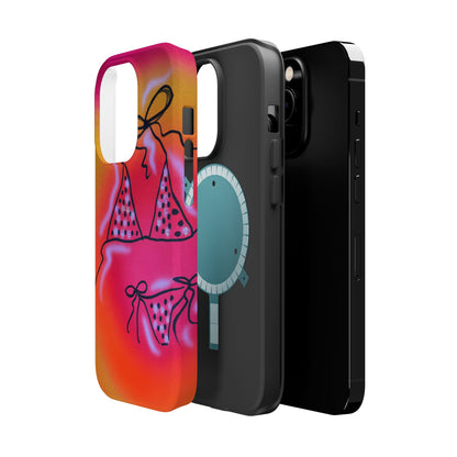 MagSafe "glitter bikini" airbrush iPhone case