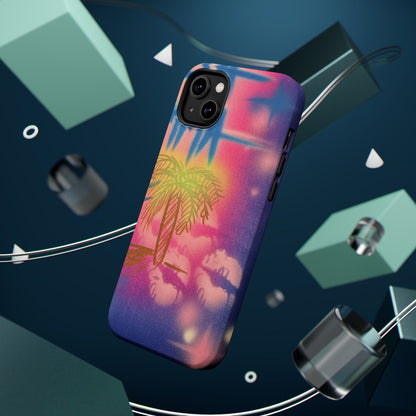 MagSafe "glowy night" airbrush iPhone case