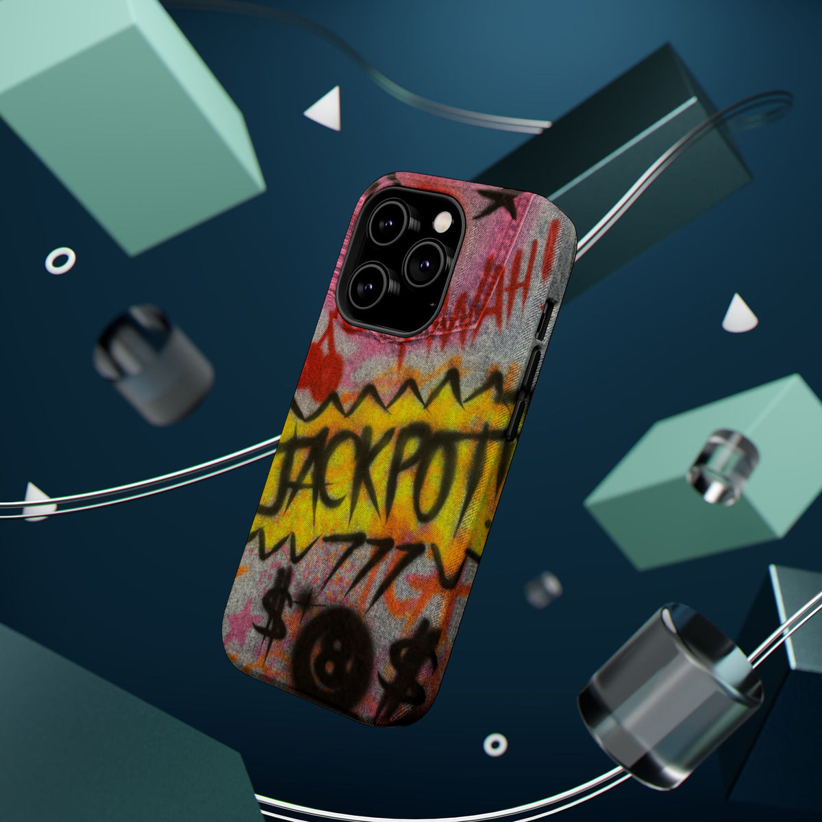MagSafe "JACKPOT!" airbrush iPhone case