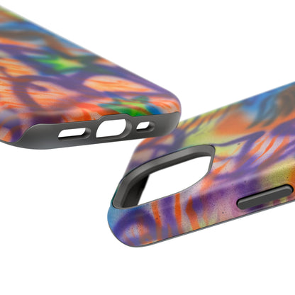 MagSafe "streetwear angel" airbrush iPhone case