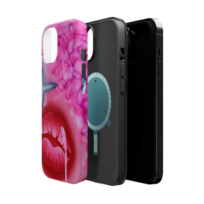 MagSafe limited edition "glitter aura" airbrush iPhone case