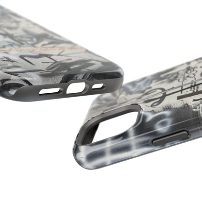 MagSafe "monochrome mood" airbrush iPhone case