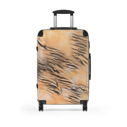 "neutral tiger" airbrush suitcase