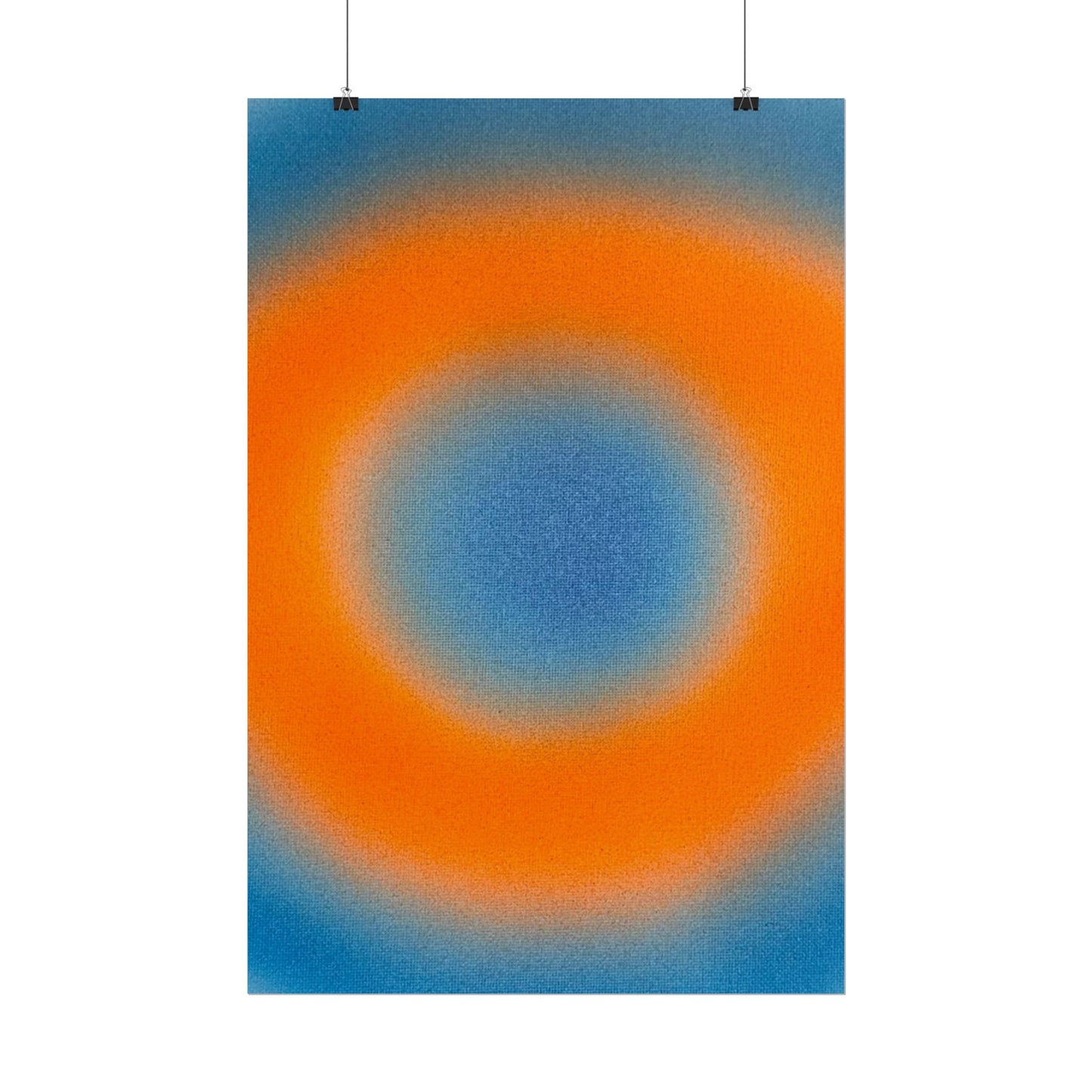"citrus sky" airbrush rolled print