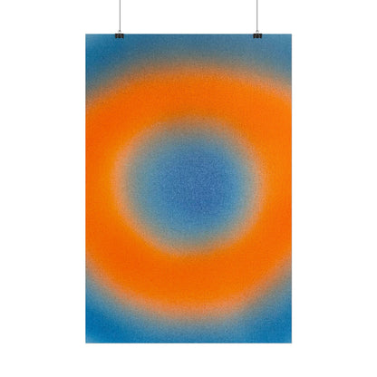 "citrus sky" airbrush rolled print