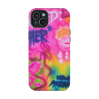 MagSafe "wanted" airbrush iPhone case