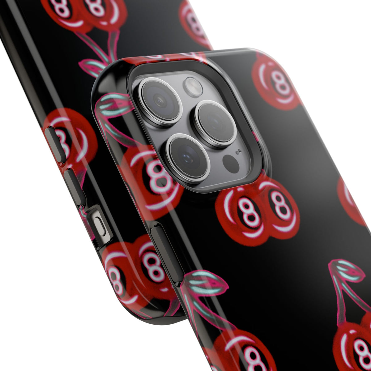 MagSafe "cami cherry" airbrush iPhone case