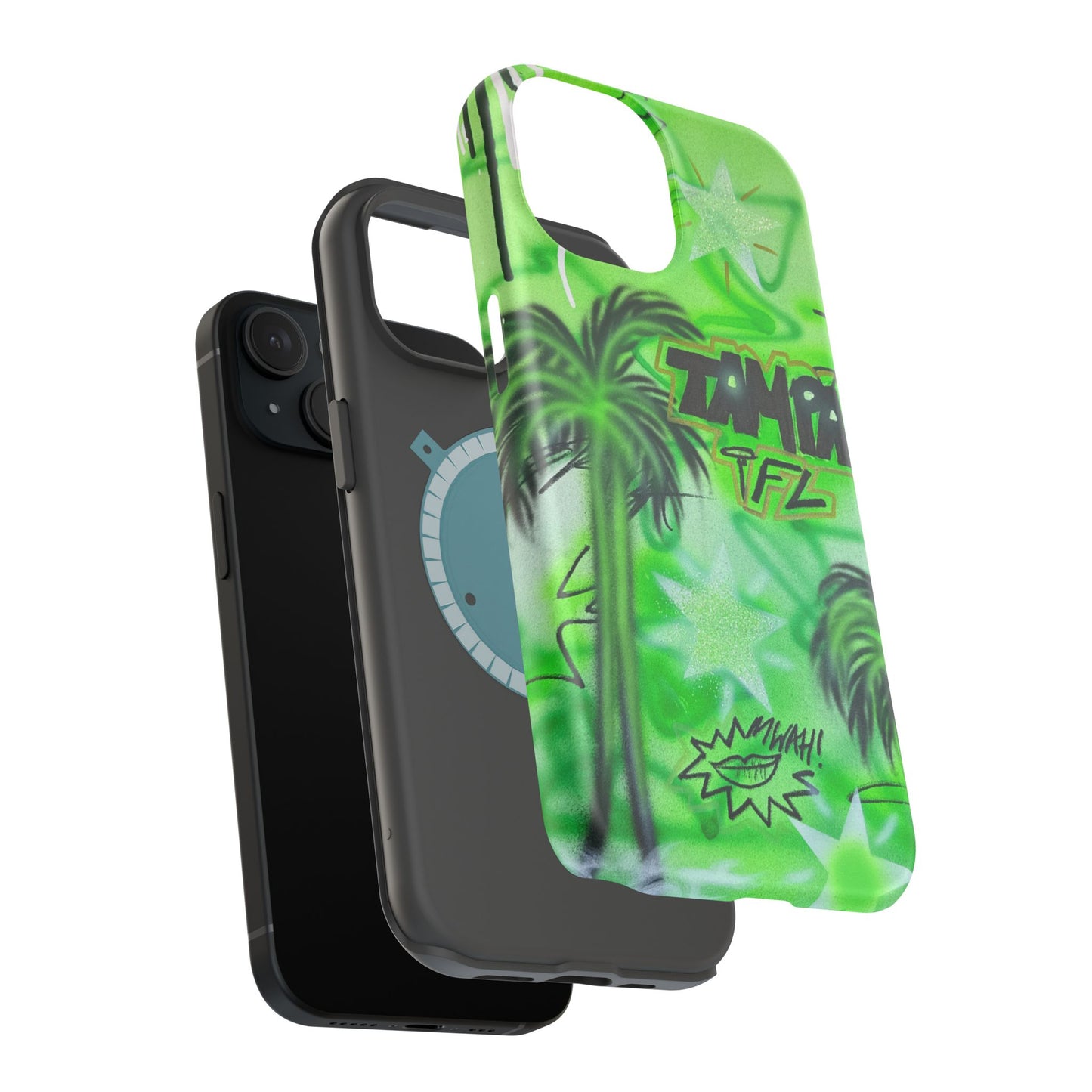 MagSafe "tampa, fl" airbrush iPhone case