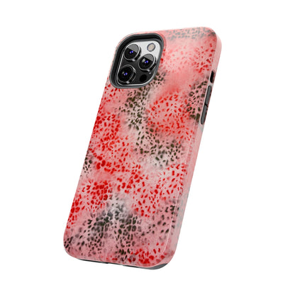 "red cheetah" airbrush iPhone case