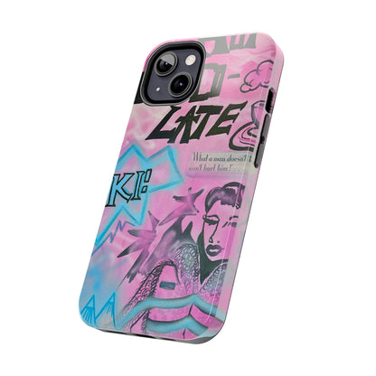 "avant le ski" airbrush iPhone case