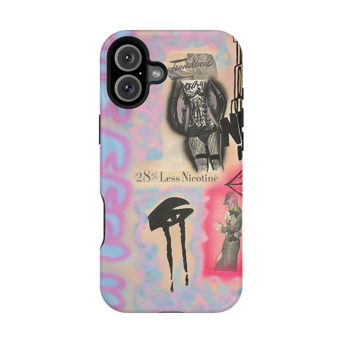 MagSafe "the feeling" airbrush iPhone case