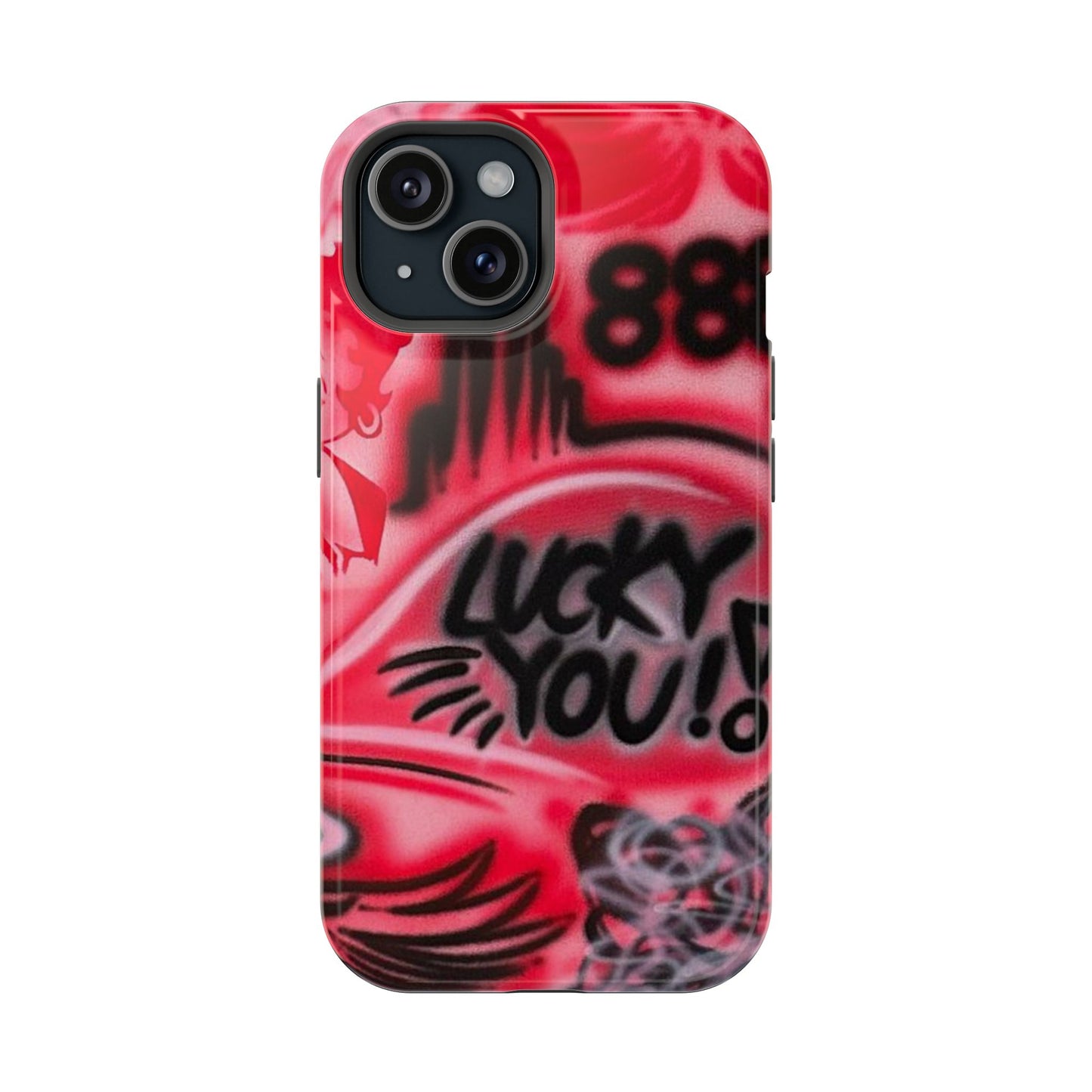MagSafe „lucky you! pt. 2“ Airbrush iPhone Hülle