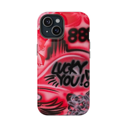 MagSafe „lucky you! pt. 2“ Airbrush iPhone Hülle