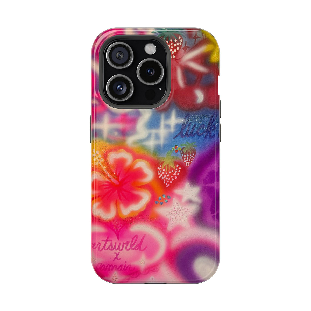 MagSafe „luck & luv“ Airbrush iPhone-Hülle