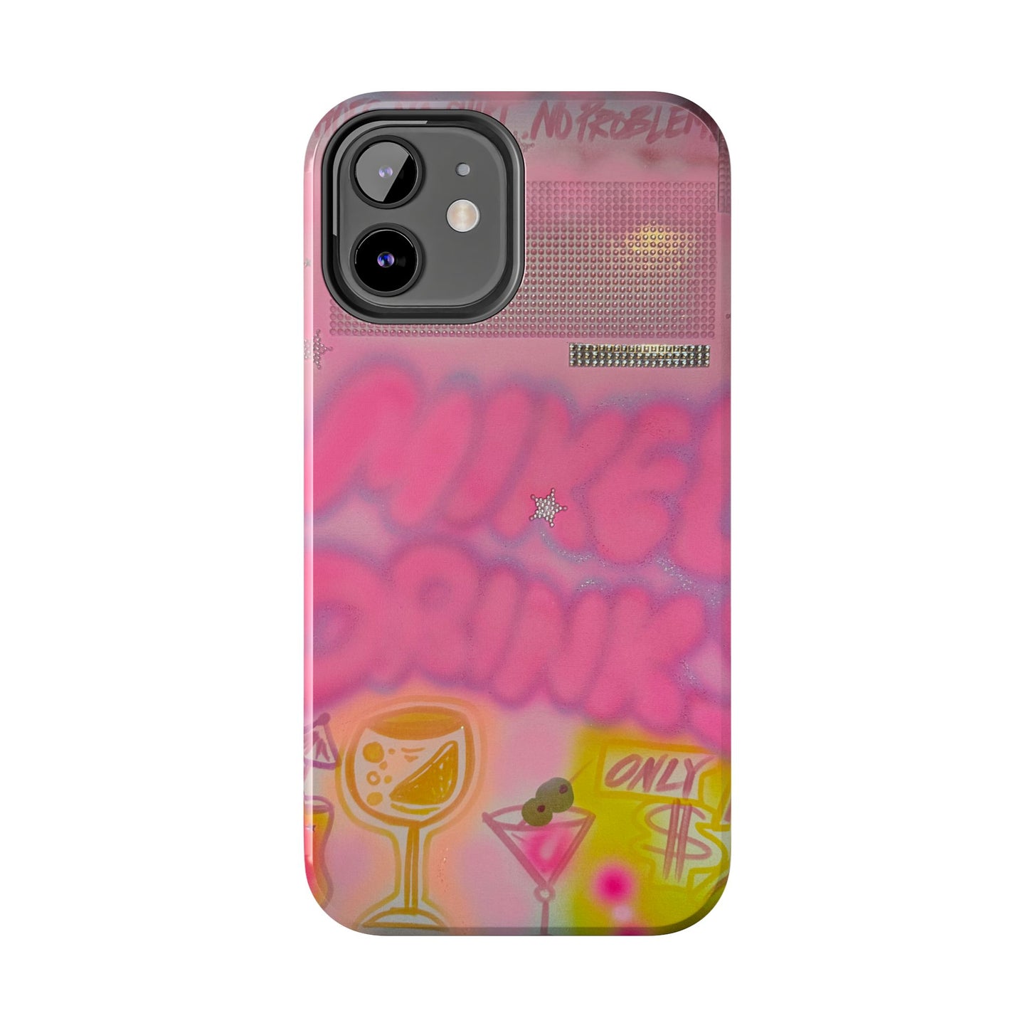 "mixed drinks" airbrush iPhone case