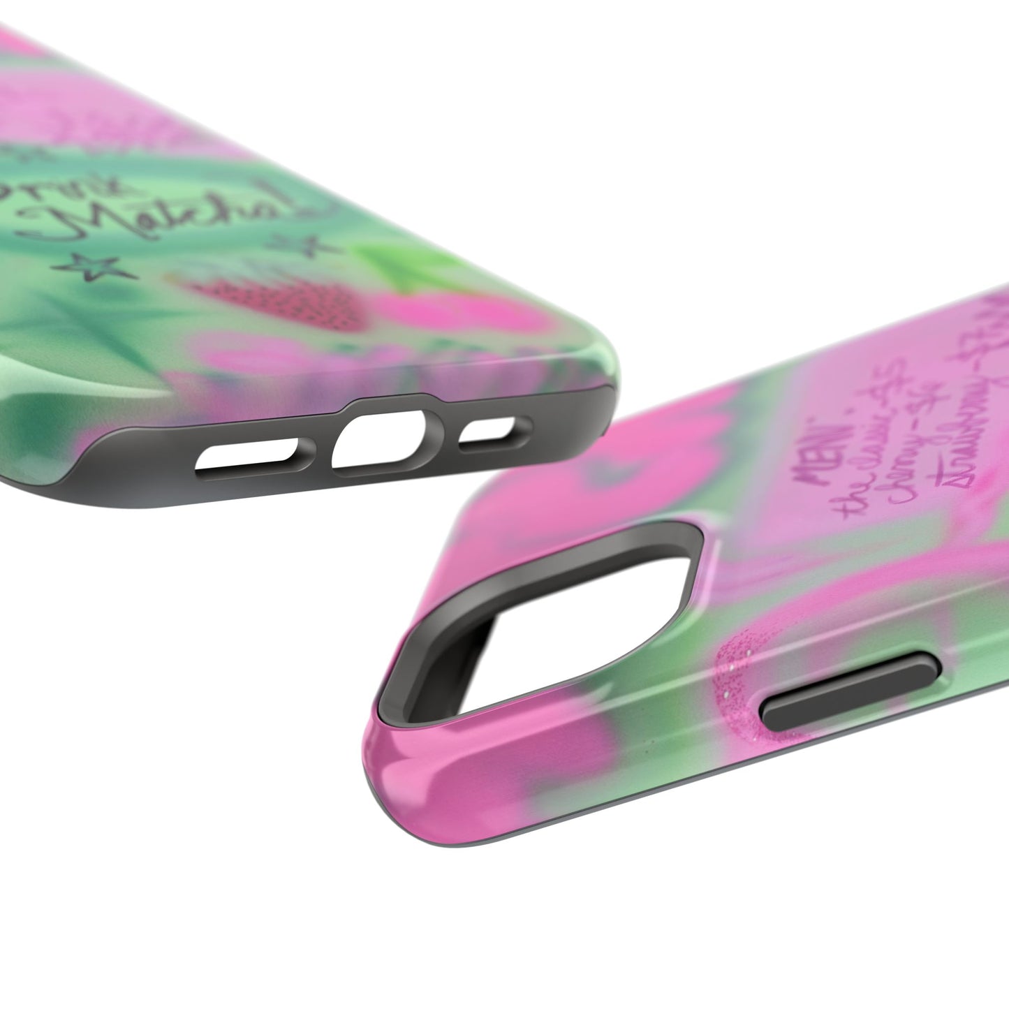 MagSafe "matcha!" airbrush iPhone case