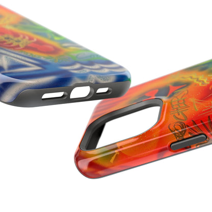 MagSafe "tipsy lobster" airbrush iPhone case