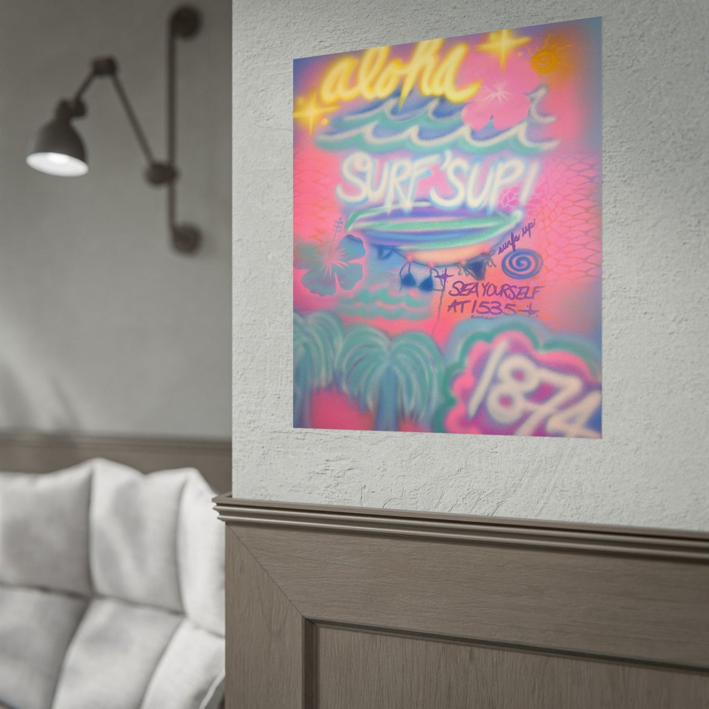 custom gphi airbrush rolled print
