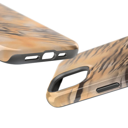 MagSafe "neutral tiger" airbrush iPhone case