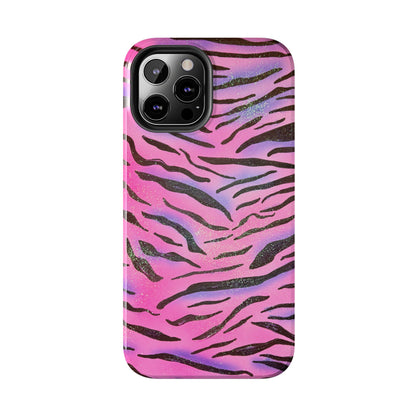 "glitter zebra" airbrush iPhone case