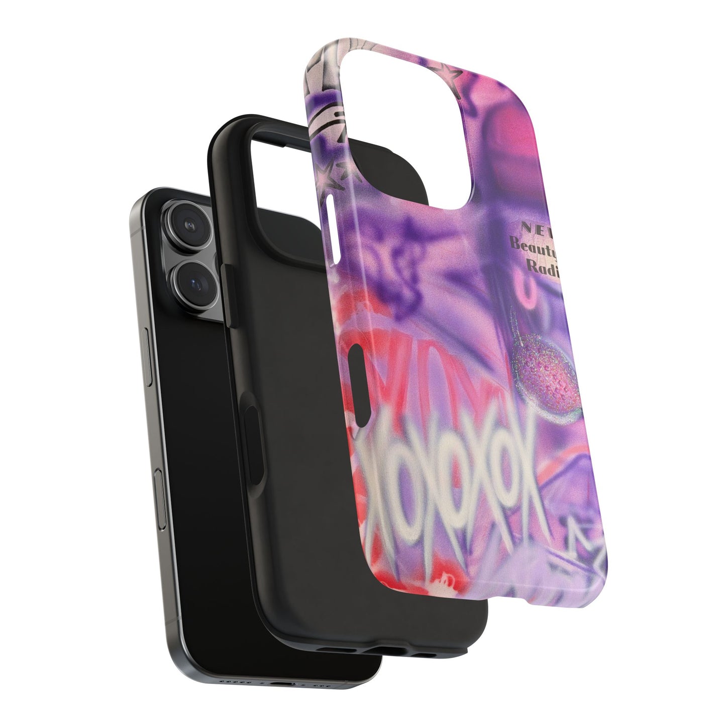 "mic check" airbrush iPhone case