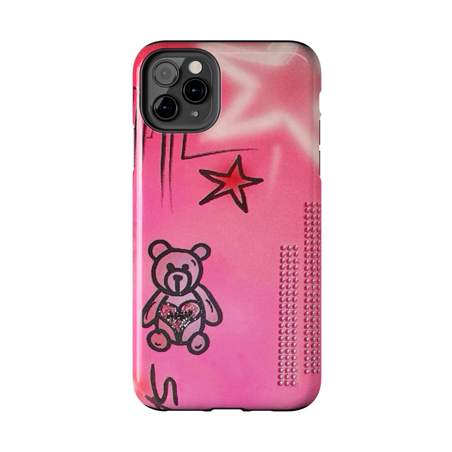 "teddy bear" airbrush iPhone case