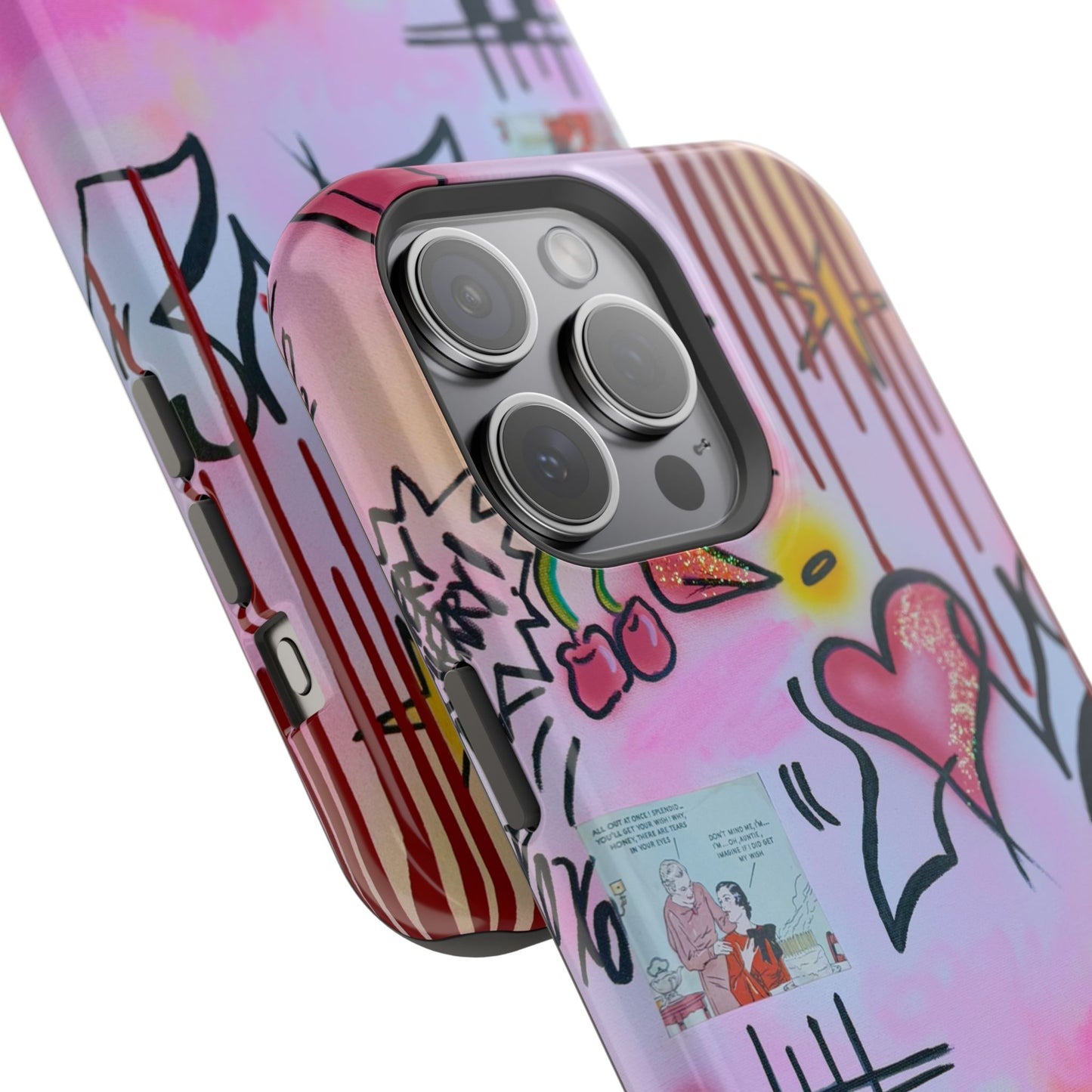 MagSafe "cherry. luvr" Airbrush iPhone-Hülle