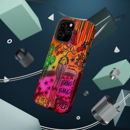 MagSafe "wild, wild west" airbrush iPhone case