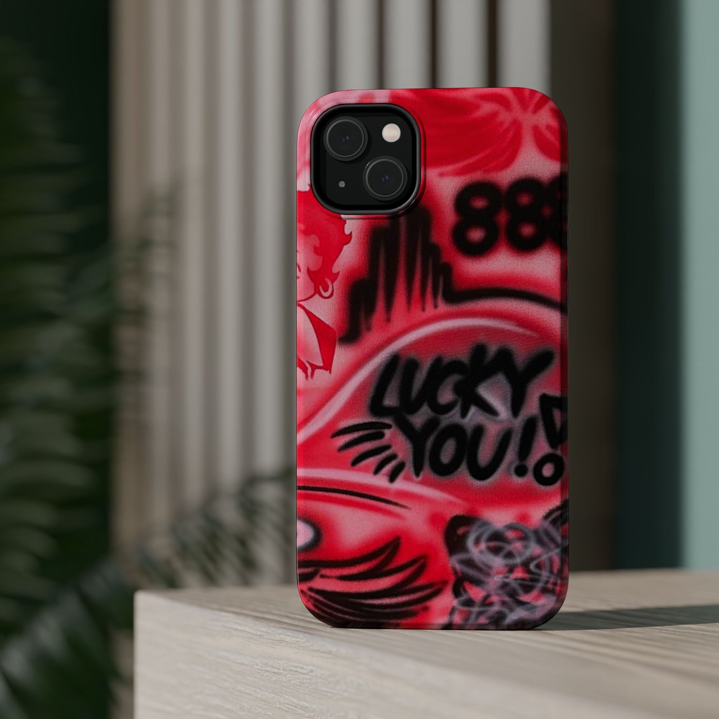 MagSafe „lucky you! pt. 2“ Airbrush iPhone Hülle