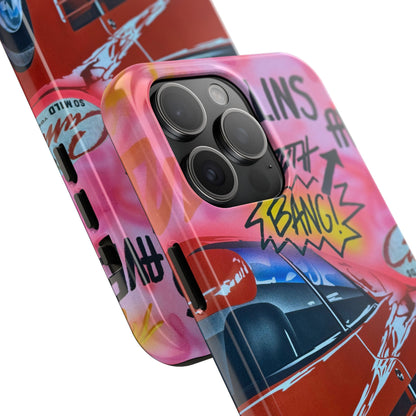 "miami momentos" airbrush iPhone case