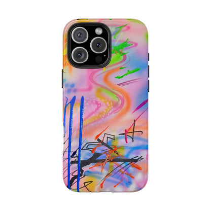 "neon haze" airbrush iPhone case