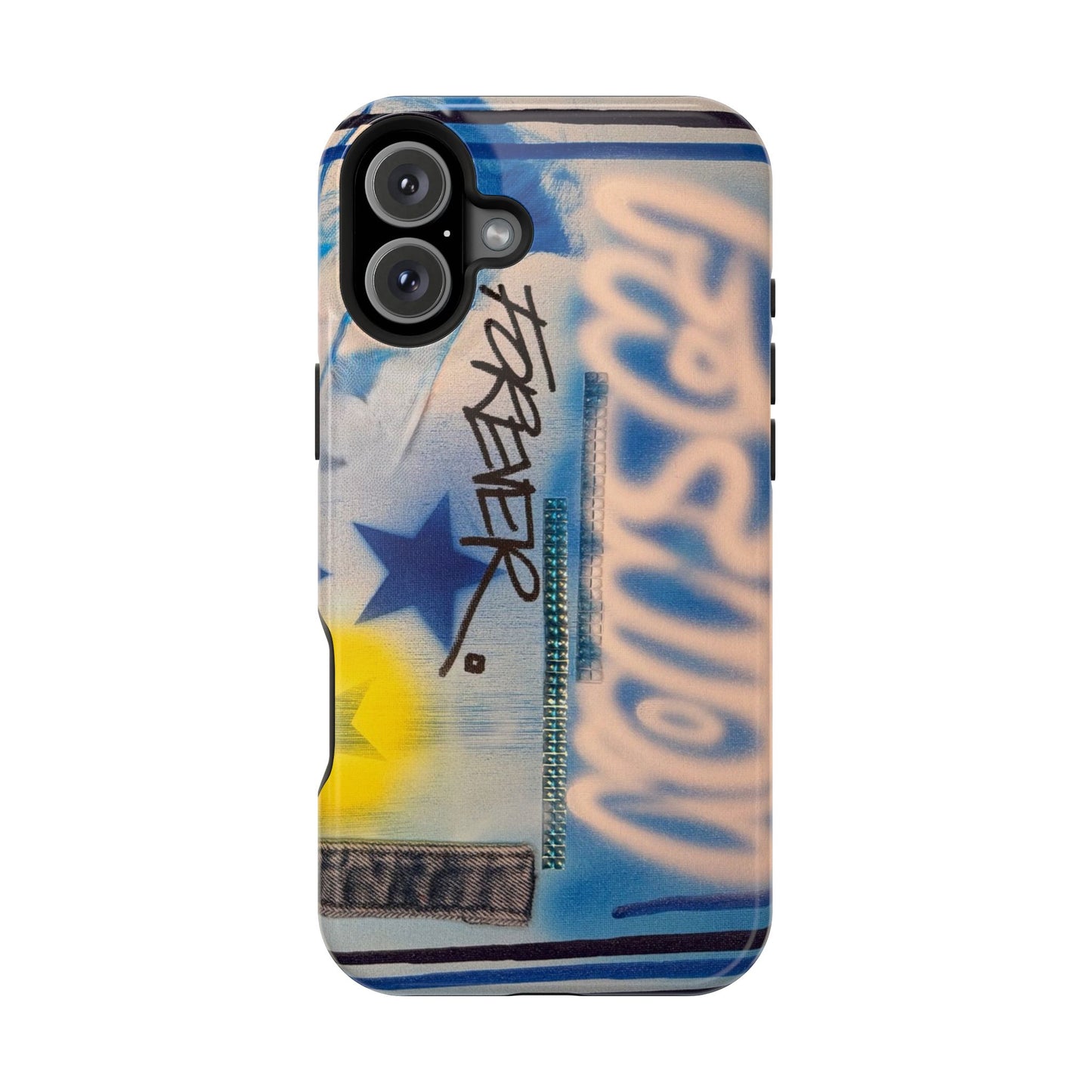 MagSafe "fashion forever" airbrush iPhone case