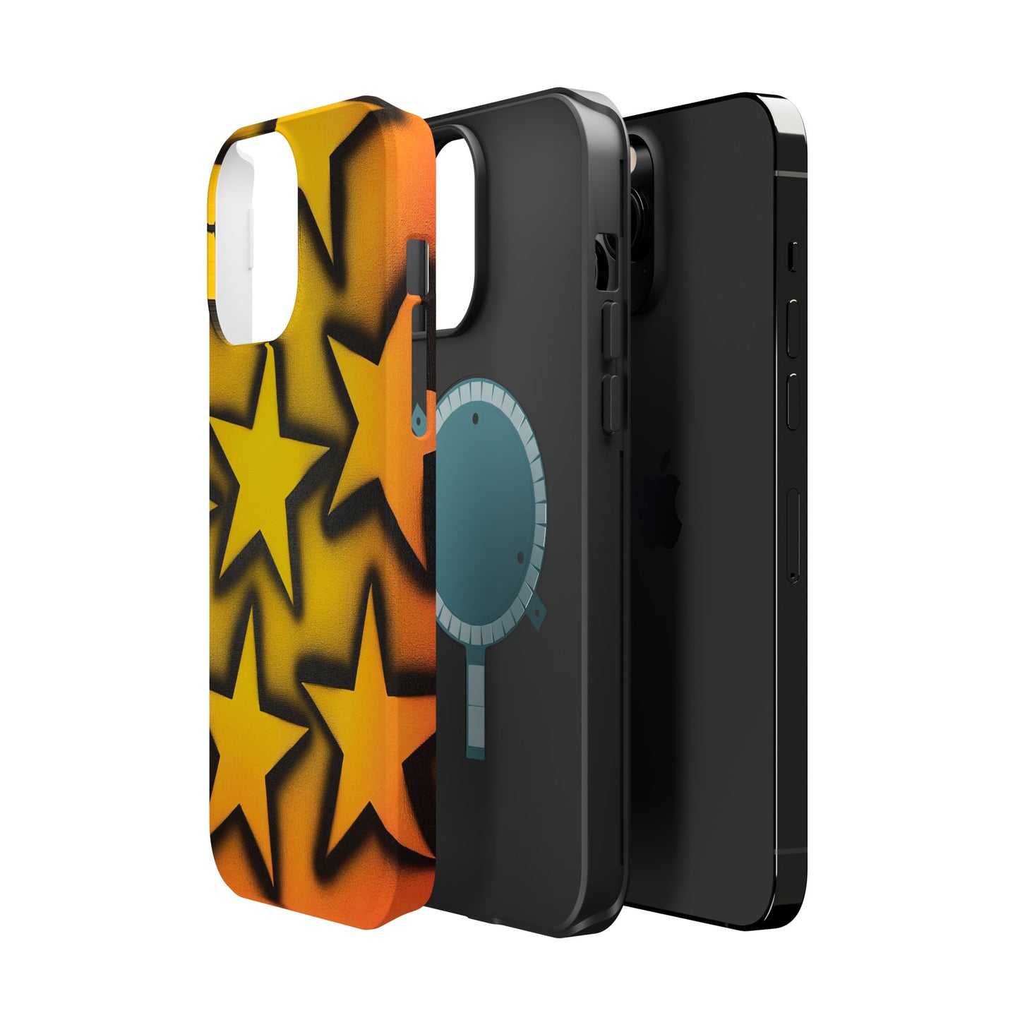 MagSafe „DU BIST EIN STAR!“ Airbrush iPhone Hülle