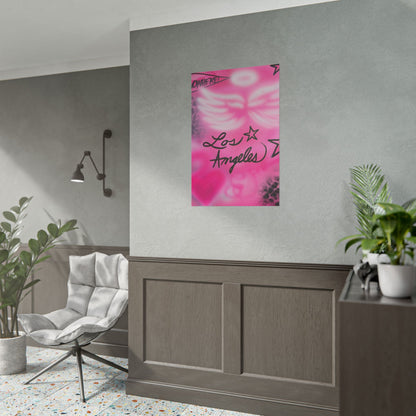 "pink angel wings" airbrush rolled print