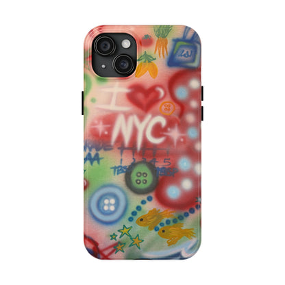"i <3 NYC" airbrush iPhone case