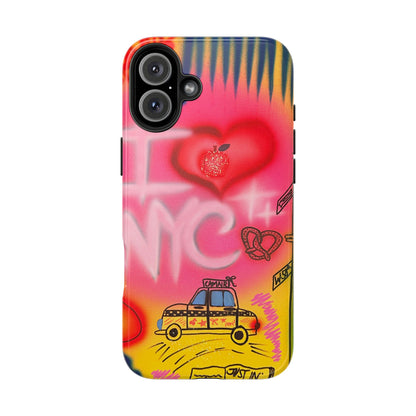 "in the city" airbrush iPhone case