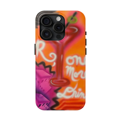 "one more drink!" airbrush iPhone case