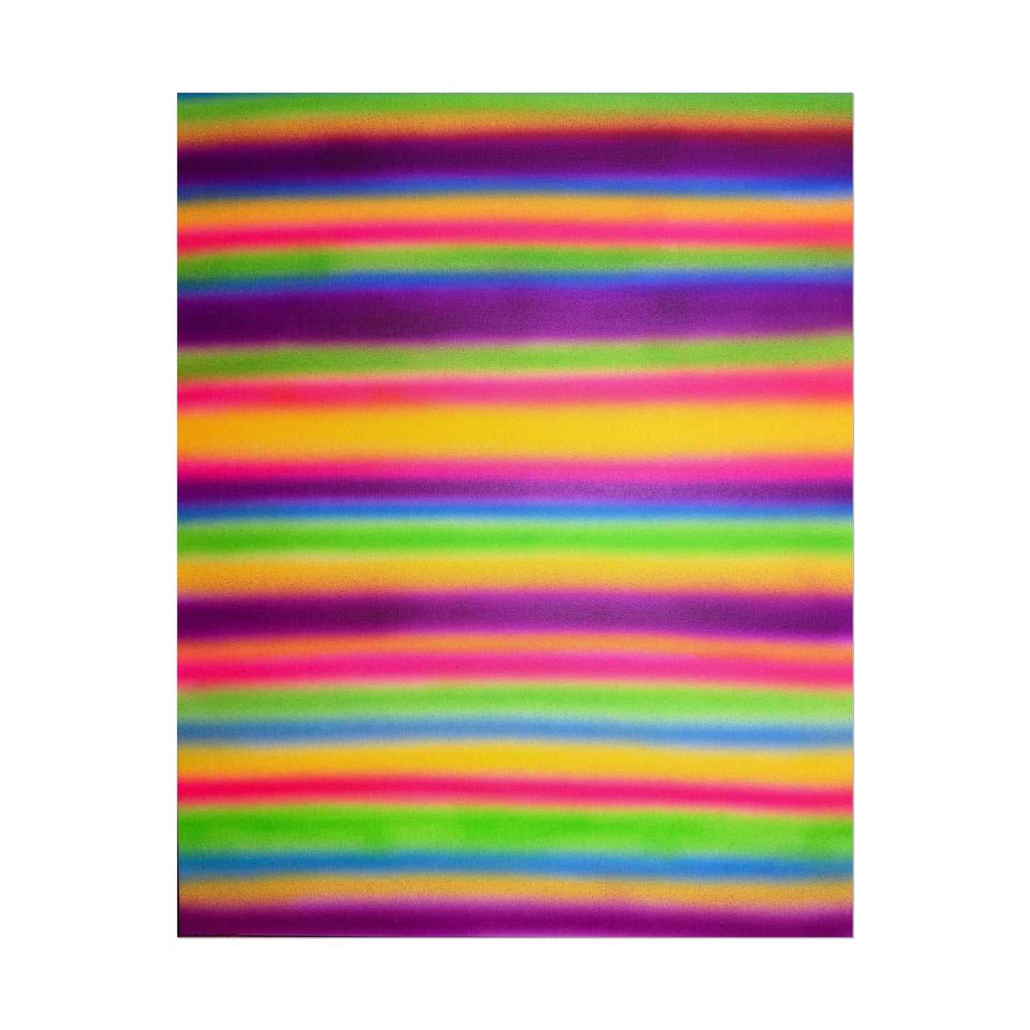 "colorful stripes" airbrush rolled print