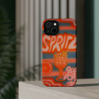 MagSafe "aperol spritz pt. 2" airbrush iPhone case