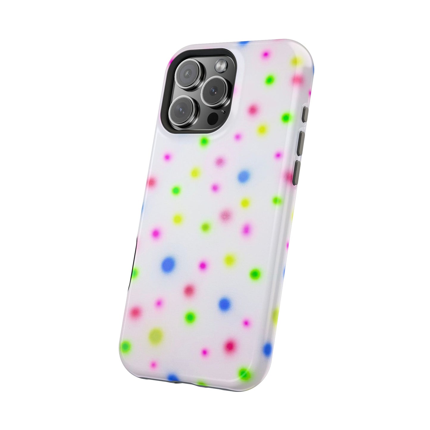 MagSafe "birthday cake polka dot" airbrush iPhone case