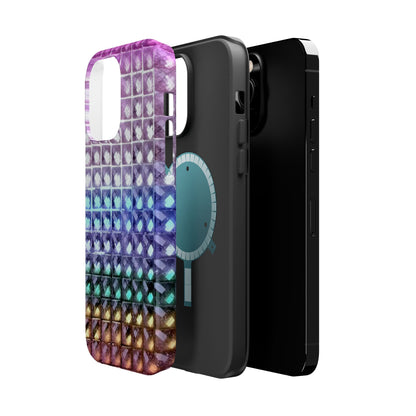 MagSafe "multicolor studs" airbrush iPhone case