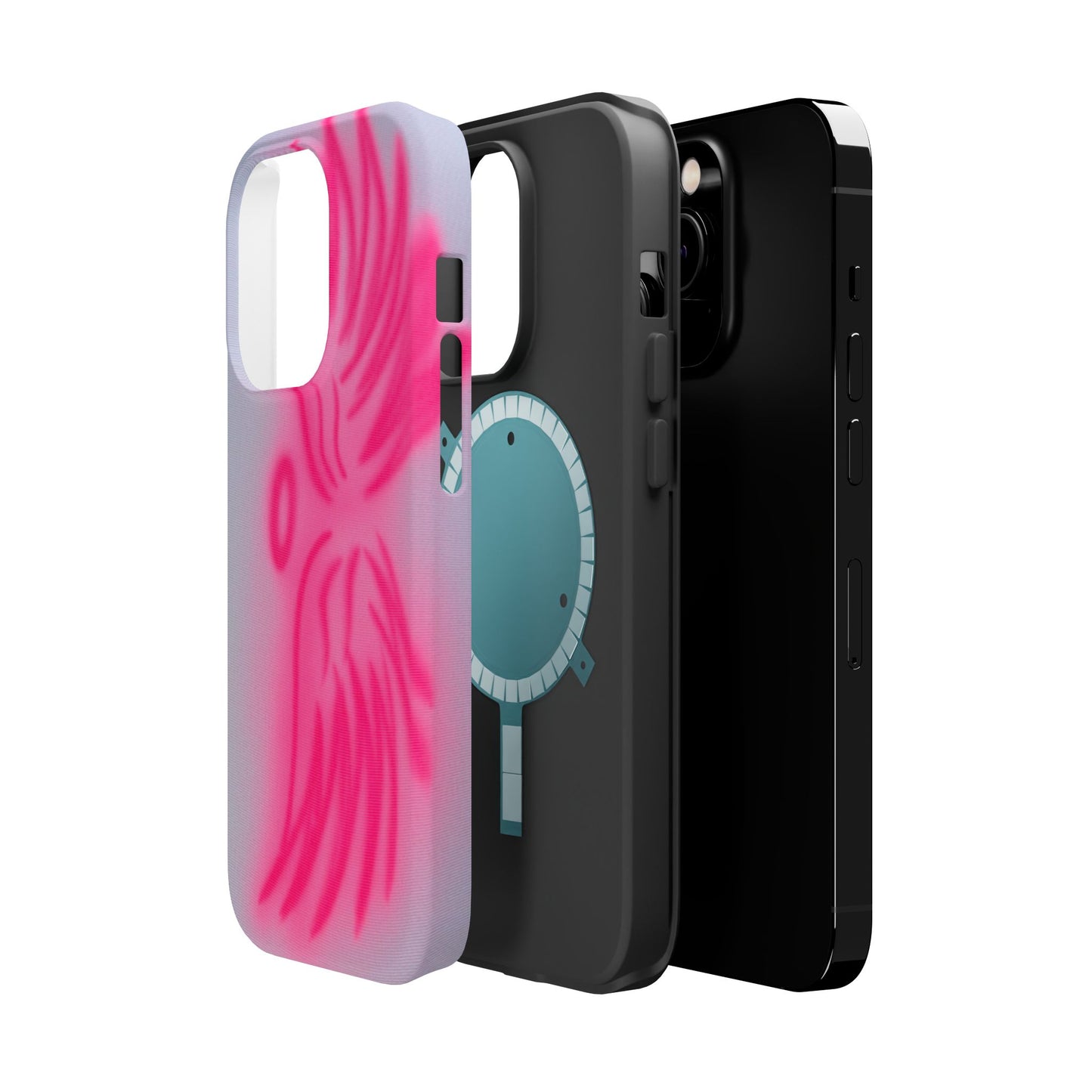 MagSafe "angel wings" airbrush iPhone case