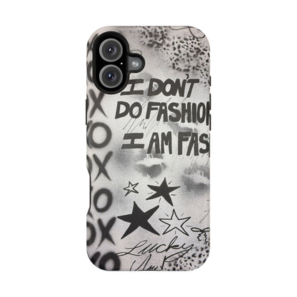 MagSafe "i am fashion" airbrush iPhone case