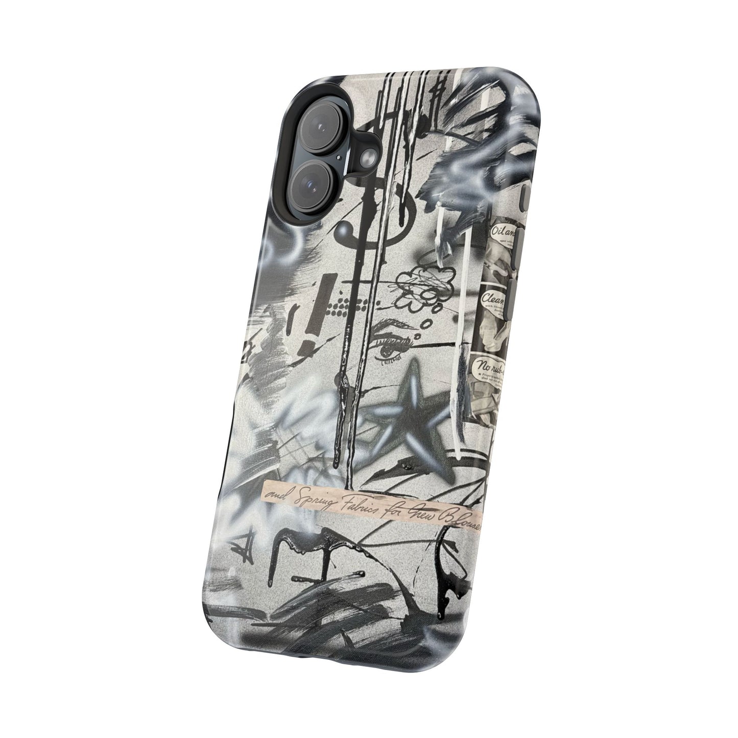 MagSafe "monochrome mood" airbrush iPhone case