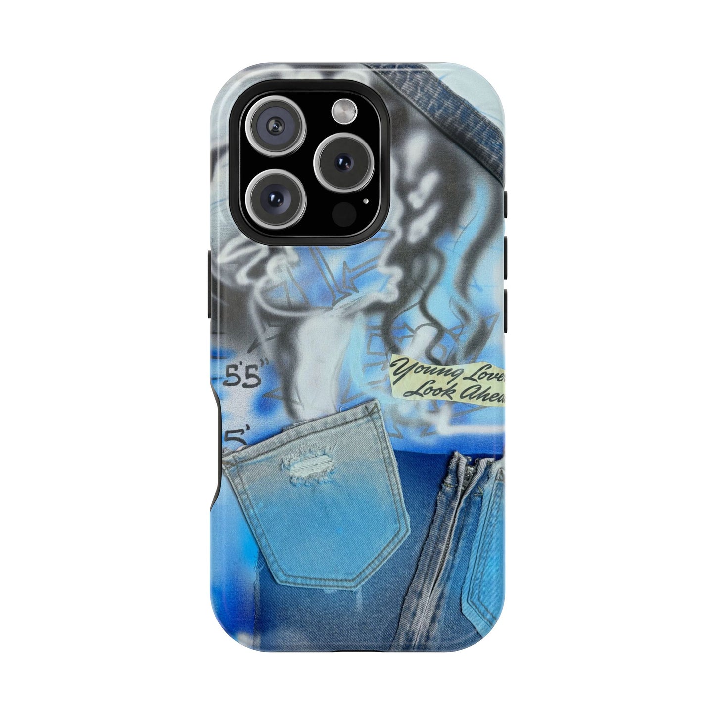 MagSafe "young lovers" airbrush iPhone case